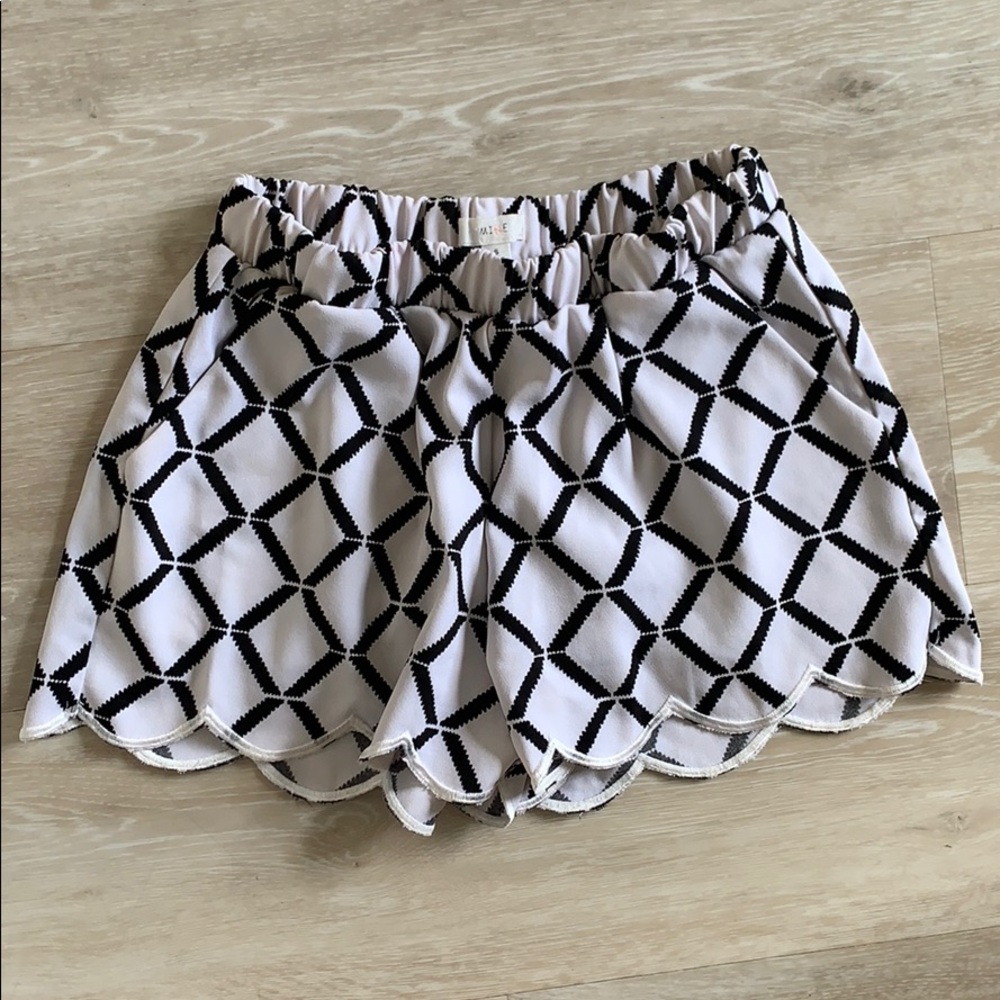 Scalloped Shorts